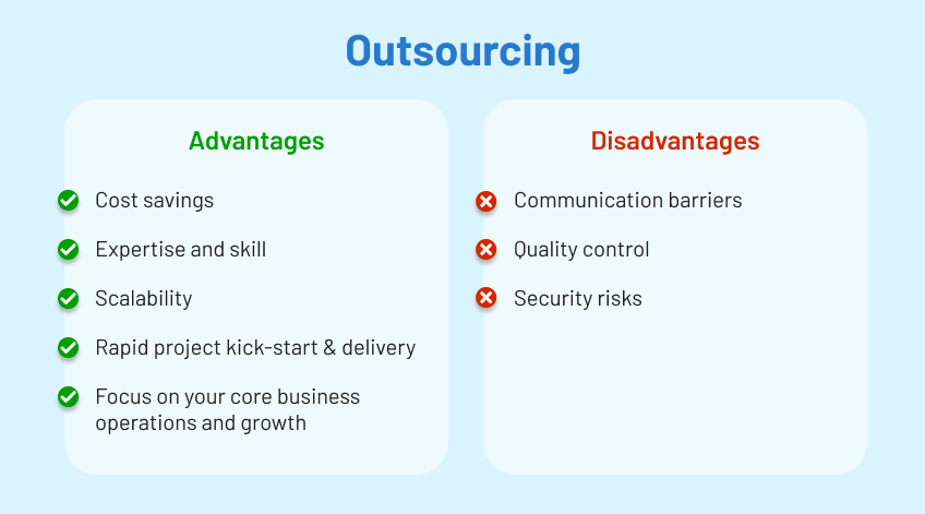 In-House vs IT Outsourcing Services - Which one to choose?