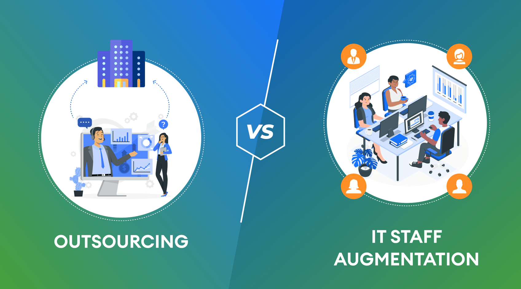 Outsourcing vs. IT Staff Augmentation: Which to Choose?